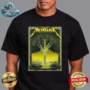 Metallica 72 Season Poster Series Feeding On The Wrath Of Man By Marald van Haasteren Unisex T-Shirt