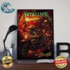 Metallica 72 Season Poster Series Feeding On The Wrath Of Man By Marald van Haasteren Home Decor Poster Canvas