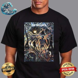 Metallica 72 Season Poster Series Sleep Walk My Life Away By Zeb Love Unisex T-Shirt