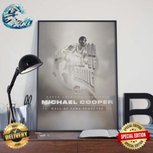 Michael Cooper North American Committee 2024 Basketball Hall Of Fame Inductee Poster Canvas