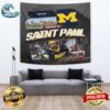 Michigan Hockey Is 2024 NCAA Men’s Frozen Four Bound For The Third Consecutive Season Wall Decor Poster Tapestry