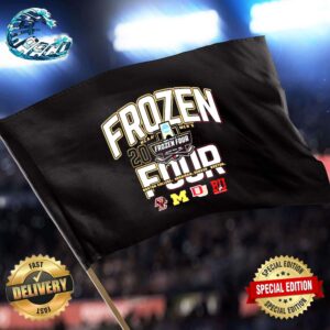 NCAA 2024 March Madness Men’s Frozen Four Hockey Two Sides Garden House Flag