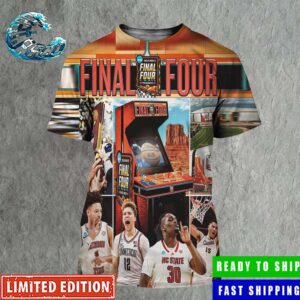 NCAA March Madness 2024 Men’s Final Four Phoenix Four Team Are All Set All Over Print Shirt