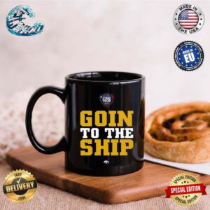 NCAA March Madness 2024 National Championship Going To The Ship Iowa Hawkeyes Ceramic Mug