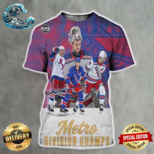 NHL Metro Division Champs Runs Through Madison Square Garden New York Rangers All Over Print Shirt