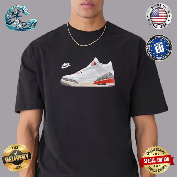 New Georgia Peach Air Jordan 3’s Sneaker Gift For Fan Unisex T-Shirt