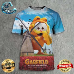New International Poster For The Garfield Movie Releasing In Theaters On May 24 All Over Print Shirt
