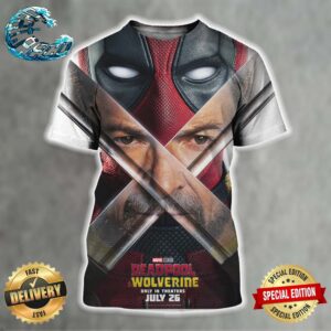 New Poster Deadpool and Wolverine Hughkatana Matata Theaters On July 26 2024 All Over Print Shirt