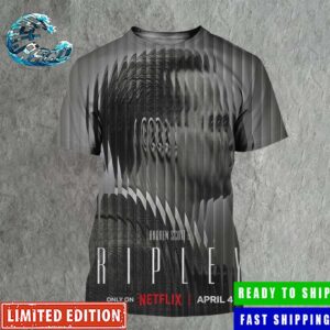 New Poster For Ripley Starring Andrew Scott Only On Netflix April 4 All Over Print Shirt