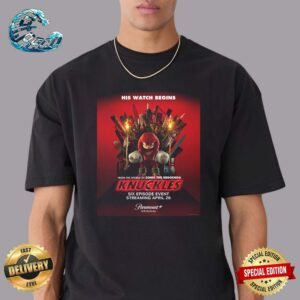 New Poster For The Knuckles Series Releasing On Paramount On April 26 Unisex T-Shirt