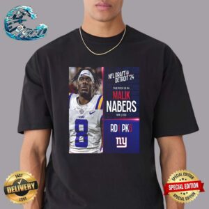 New York Giants Select Malik Nabers With The No6 Overall Pick In The 2024 NFL Draft Detroit Premium T-Shirt