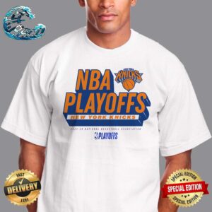 New York Knicks Fanatics Branded 2024 NBA Playoffs Defensive Stance Unisex T-Shirt