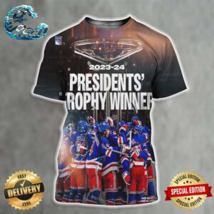 New York Rangers Clinch The NHL Presidents Trophy In 2023-24 All Over Print Shirt