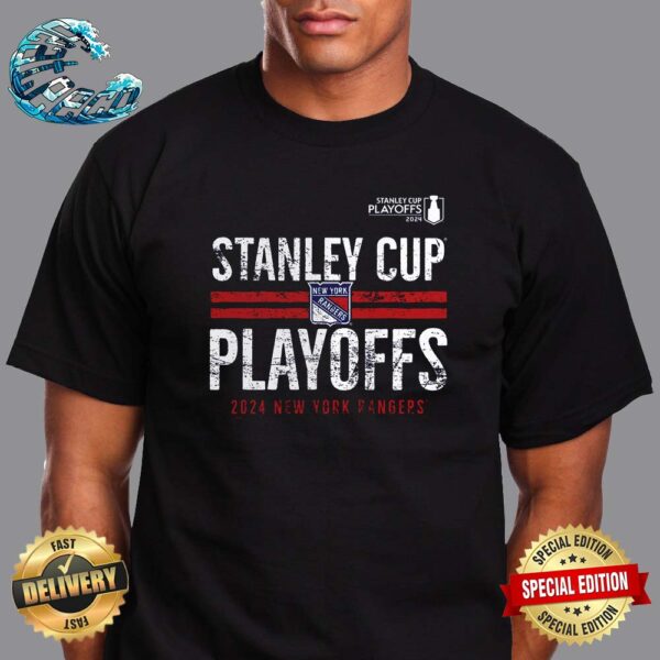New York Rangers NHL 2024 Stanley Cup Playoffs Crossbar Unisex T-Shirt
