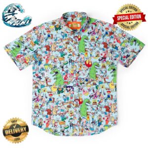 Nickelodeon 90s Mashup RSVLTS Collection Summer Hawaiian Shirt