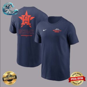Nike Houston Astros 2024 MLB World Tour Mexico City Series Two Sides Print Premium T-Shirt