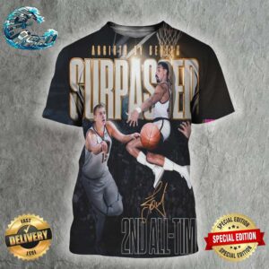 Nikola Jokic Surpasses Wilt Chamberlain For 2ND All Time In Assists Among Centers All Over Print Shirt