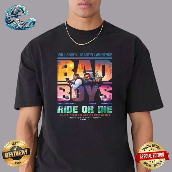 Official First Poster For Bad Boys Rise Or Die In Theaters On June 7 Unisex T-Shirt