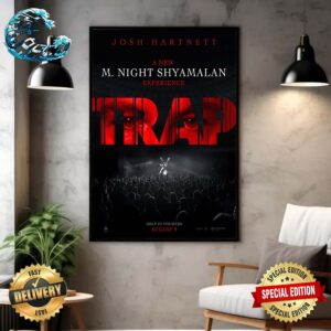 Official First Poster For M Night Shyamalan’s Trap In Theaters On August 9 Home Decor Poster Canvas