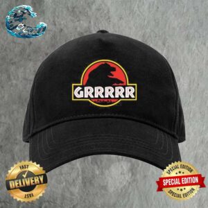 Official Jurassic Bear Grrrrr Unisex Cap Snapback Hat