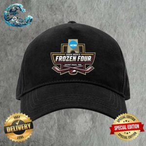Official Logo NCAA 2024 Men’s March Madness Frozen Four Hockey At Saint Paul MN Unisex Cap Snapback Hat