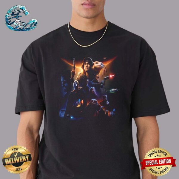 Official New Poster For Star Wars Outlaws Story Trailer Releases On Tuesday Unisex T-Shirt