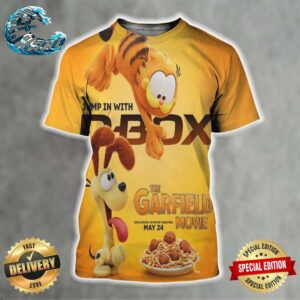 Official New Poster For The Garfield Movie Releasing In Theaters On May 24 All Over Print Shirt