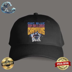 Official OKC Blue NBA G League Finals Champions 2024 Black Cap Hat Snapback