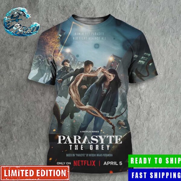 Official Poster For Parasyte The Grey Only On Netflix April 5 All Over Print Shirt