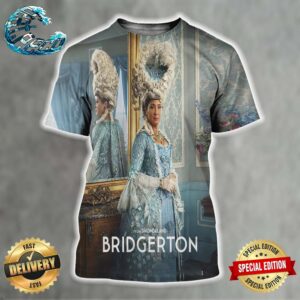 Official Poster Golda Rosheuvel As Queen Charlotte Bridgerton Season 3 All Over Print Shirt
