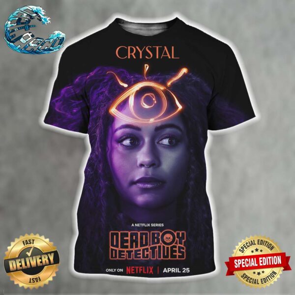 Official Poster Kassius Nelson As Crystal Palace Dead Boy Detectives Out April 25th Only On Netflix All Over Print Shirt