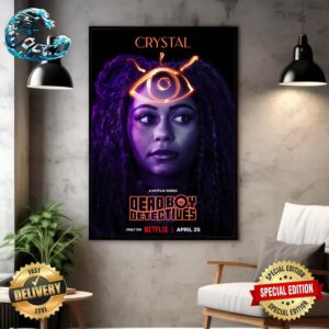 Official Poster Kassius Nelson As Crystal Palace Dead Boy Detectives Out April 25th Only On Netflix Home Decor Poster Canvas