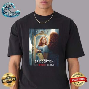 Official Poster Penelope Featherington In Bridgerton Season 3 Movie Vintage T-Shirt