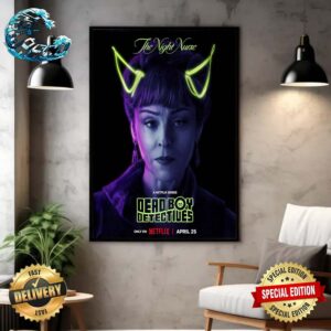 Official Poster Ruth Connell As The Night Nurse Dead Boy Detectives Out April 25th Only On Netflix Wall Decor Poster Canvas