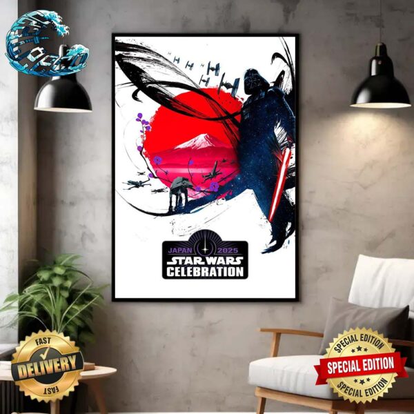 Official Poster Star Wars Celebration Japan 2025 Key Art Revealed Home Decor Poster Canvas