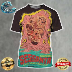 Official Puscifer Sessanta A 60th Birthday Celebration For Maynard James Keenan Tonight At The Maverik Center Poster Limited Edition In Salt Lake City On April 23 2024 All Over Print Shirt