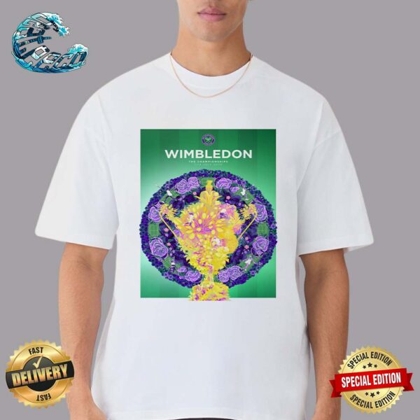 Official Wimbledon Poster The Championships 2024 Classic T-Shirt