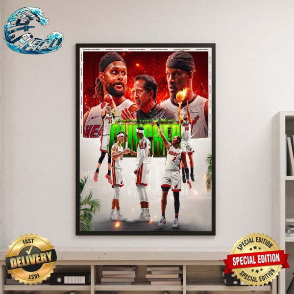 Patrick Mills And Miami Heat Will Face The 76ers In The Play-In Tournament Clinched Home Decor Poster Canvas