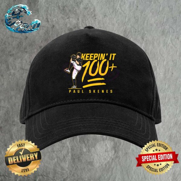 Paul Skenes Keepin It 100 Pittsburgh Baseball Classic Cap Snapback Hat
