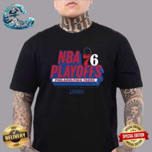Philadelphia 76ers 2024 NBA Playoffs Big Logo Classic T-Shirt