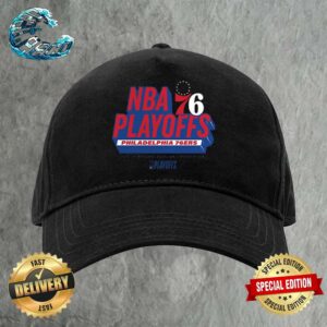 Philadelphia 76ers 2024 NBA Playoffs Big Logo Unisex Cap Snapback Hat
