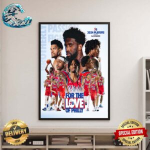 Philadelphia 76ers Win 105 104 Miami Heat Clinched 2024 NBA Playoffs Home Decor Poster Canvas