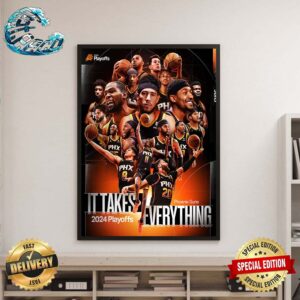 Phoenix Suns Sixth Seed Secured NBA 2024 Playoffs Home Decor Poster Canvas