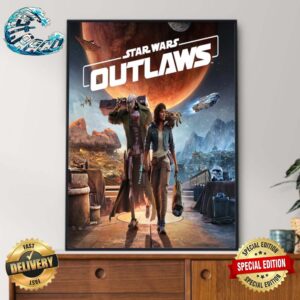 Poster For Star War Outlaws Will Release August 30 2024 Wall Decor Poster Canvas