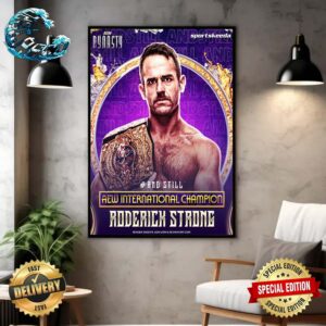 Roderick Strong Retains The AEW Dynasty International Champion Home Decor Poster Canvas