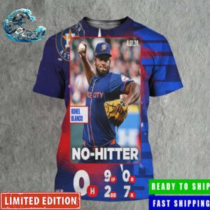 Ronel Blanco Houston Astros Throws The First No-Hitter Of The 2024 Season All Over Print Shirt