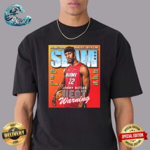 SLAM 249 Jimmy Butler Miami Heat In The Playoffs Warning Classic T-Shirt