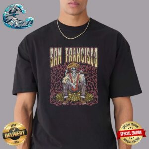 San Francisco 49ers Football Skeleton Dead 2024 Vintage T-Shirt