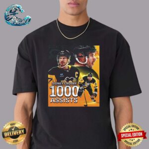 Sidney Crosby To Record 1000 Career Assists Become Just The 14th Player In NHL History Unisex T-Shirt
