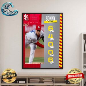 Sonny Gray Has Tossed 11 Scoreless Inning To Begin His St Louis Cardinals Career Home Decor Poster Canvas